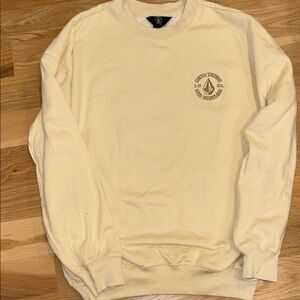 Volcom Men's Tan Crewneck Sweater